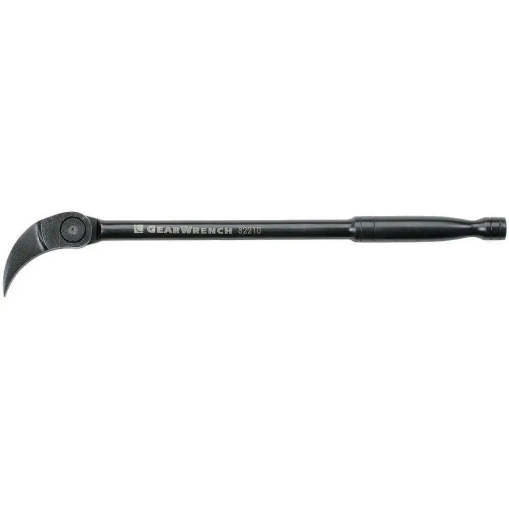 Pry Bar Indexable, 10 Inch Length, Steel, Black