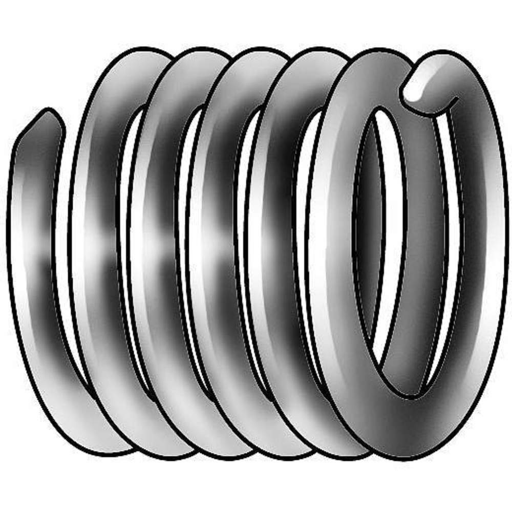 HeliCoil® R1084-6 - M6-1.0 x 9 mm Coarse Stainless Steel Free Running  Helical Insert