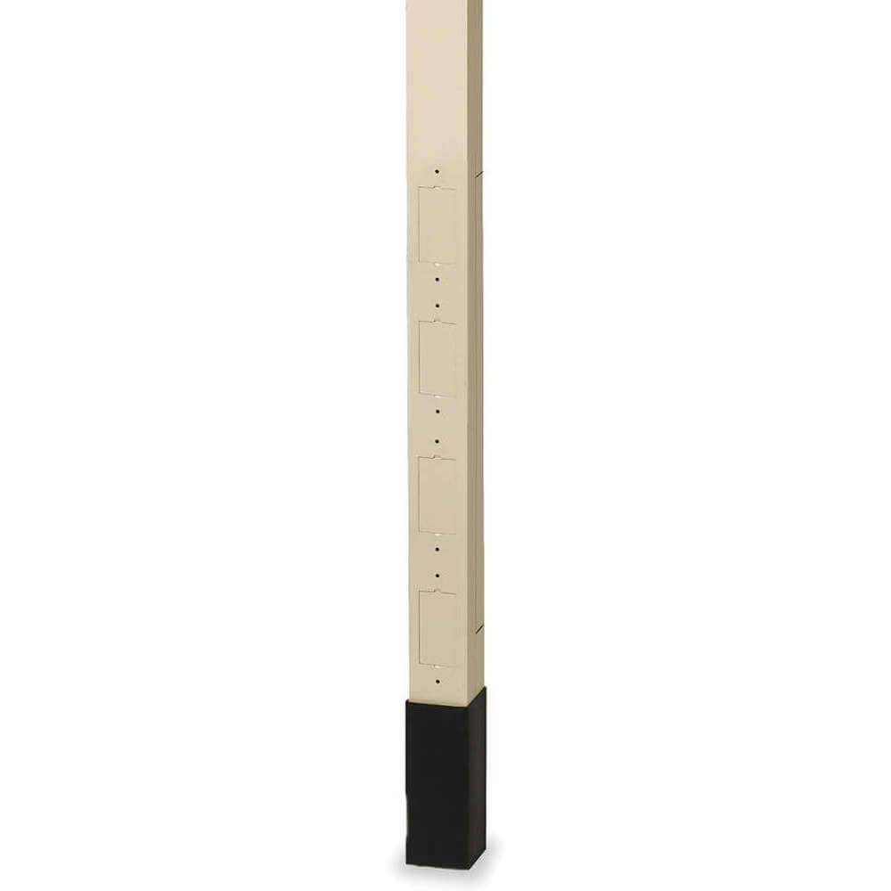 Service Pole 15Ft 2 inch Ivory with Divider