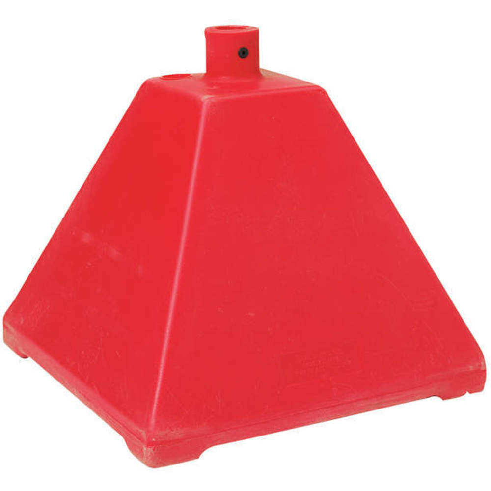 Sign Base Hdpe Red