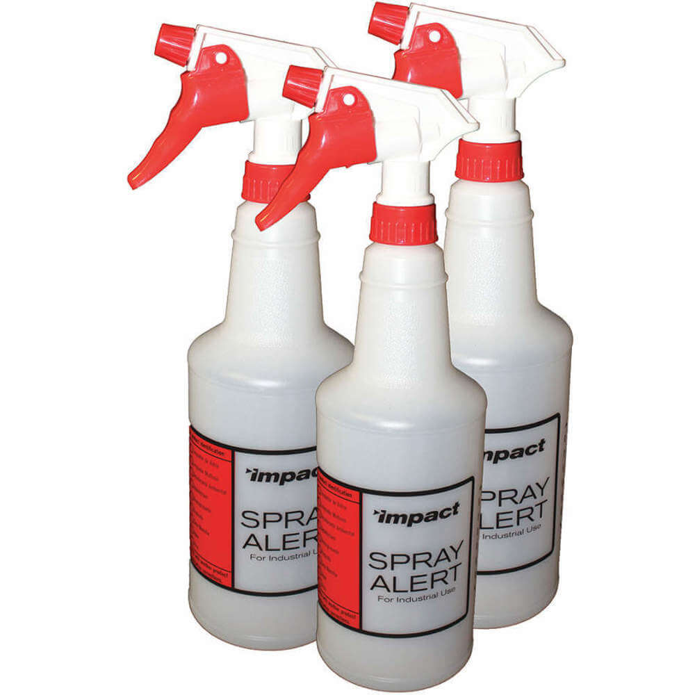 Trigger Spray Bottle 24 oz. Clear/White/Red PK3