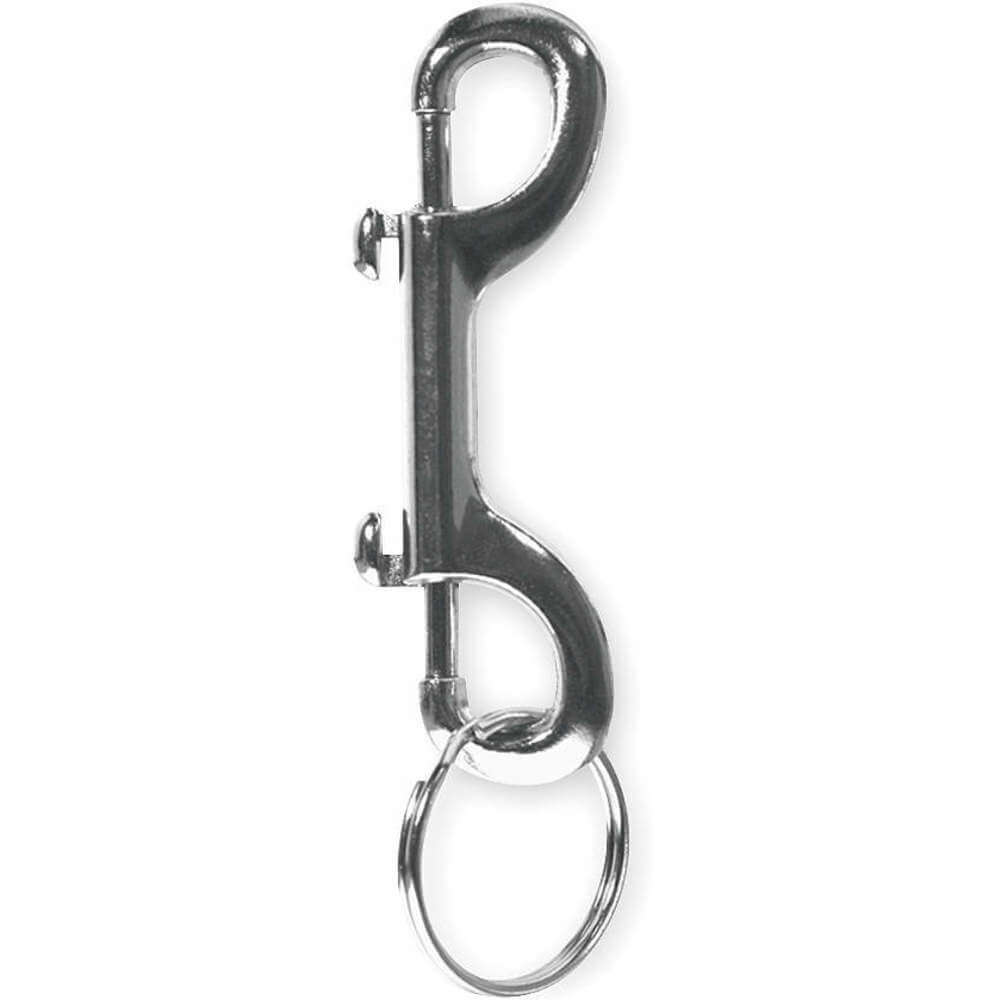 Bolt Snap Key Holder With Two Split Rings