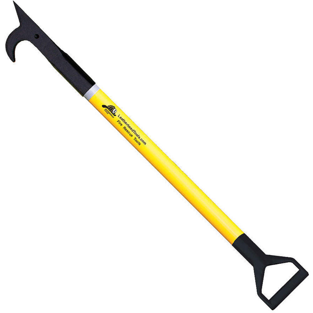 Pike Pole, Hollow Pole, D-Handle, American Hook, 72 Inch Length, Yellow