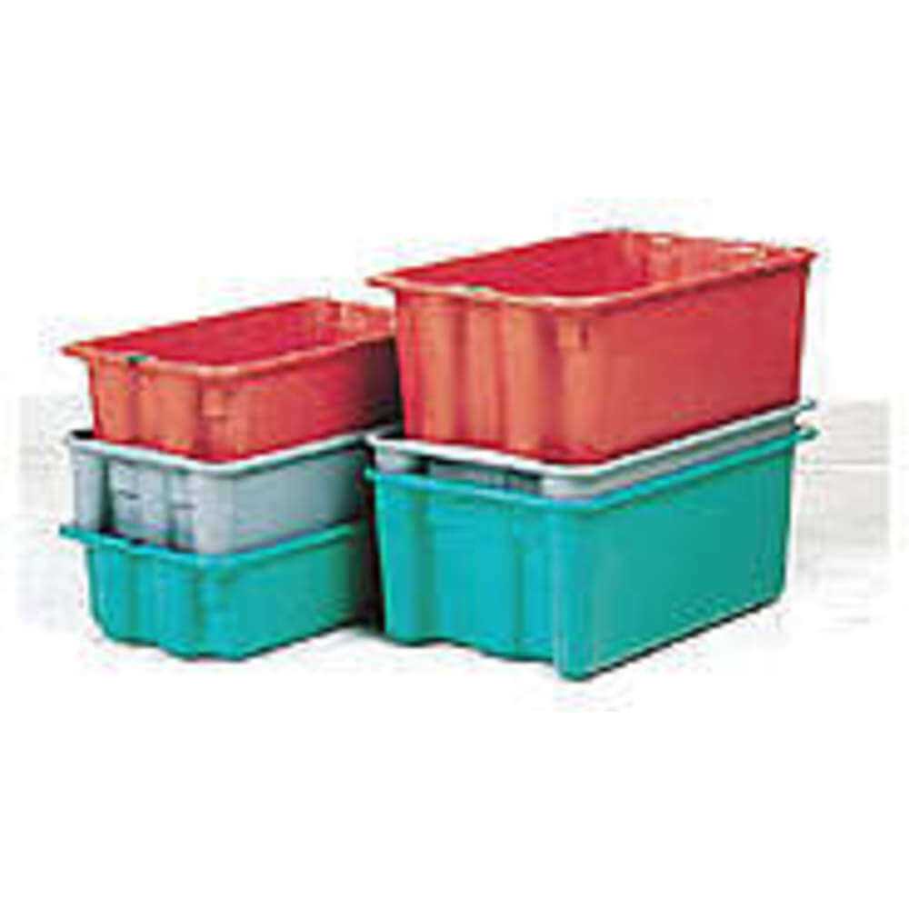 Stack And Nest Bin 17-7/8 Inch Length Gray
