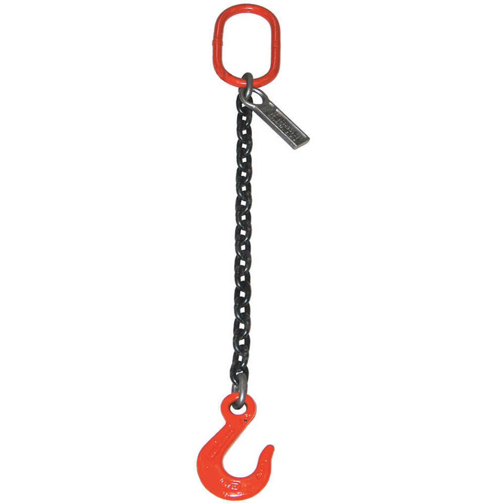 Chain Sling Single Leg 15000 Lb 1/2 Inch 10 Feet