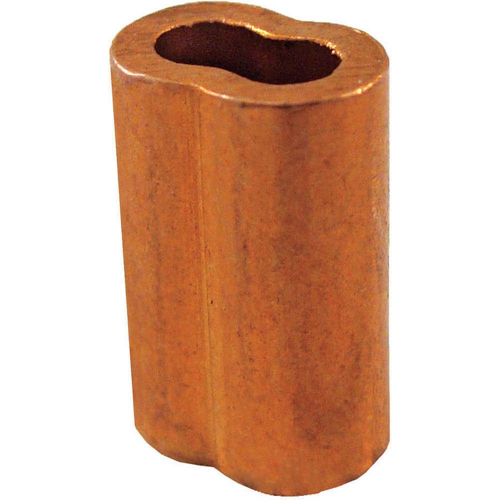 Wire Rope Oval Sleeve 3/8 Inch 122 Copper