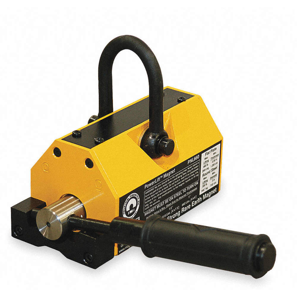 Lifting Magnet 800 lb Capacity 7-7/8" Overall Length