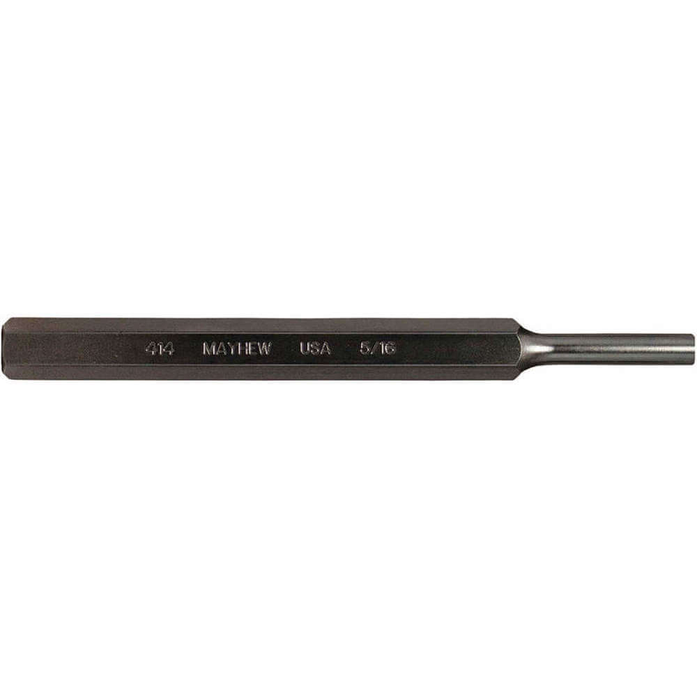 Pin Punch 6 Inch Length 5/16 Inch Tip Steel