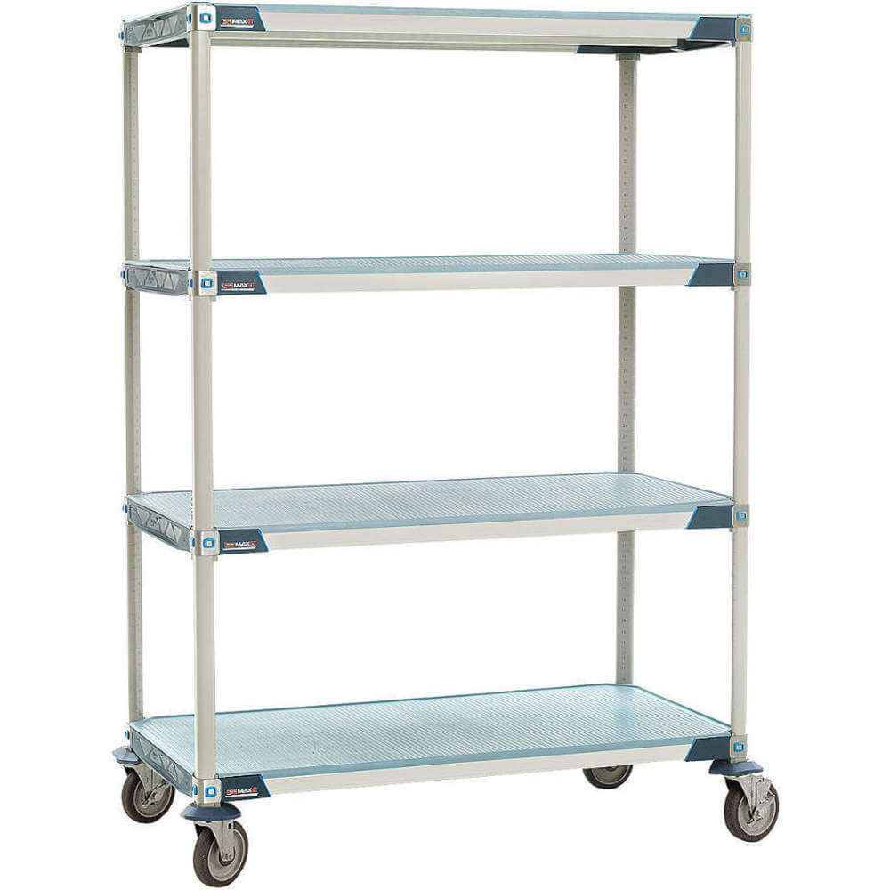 Utility Cart Microban 48x18x68 4 Shelf