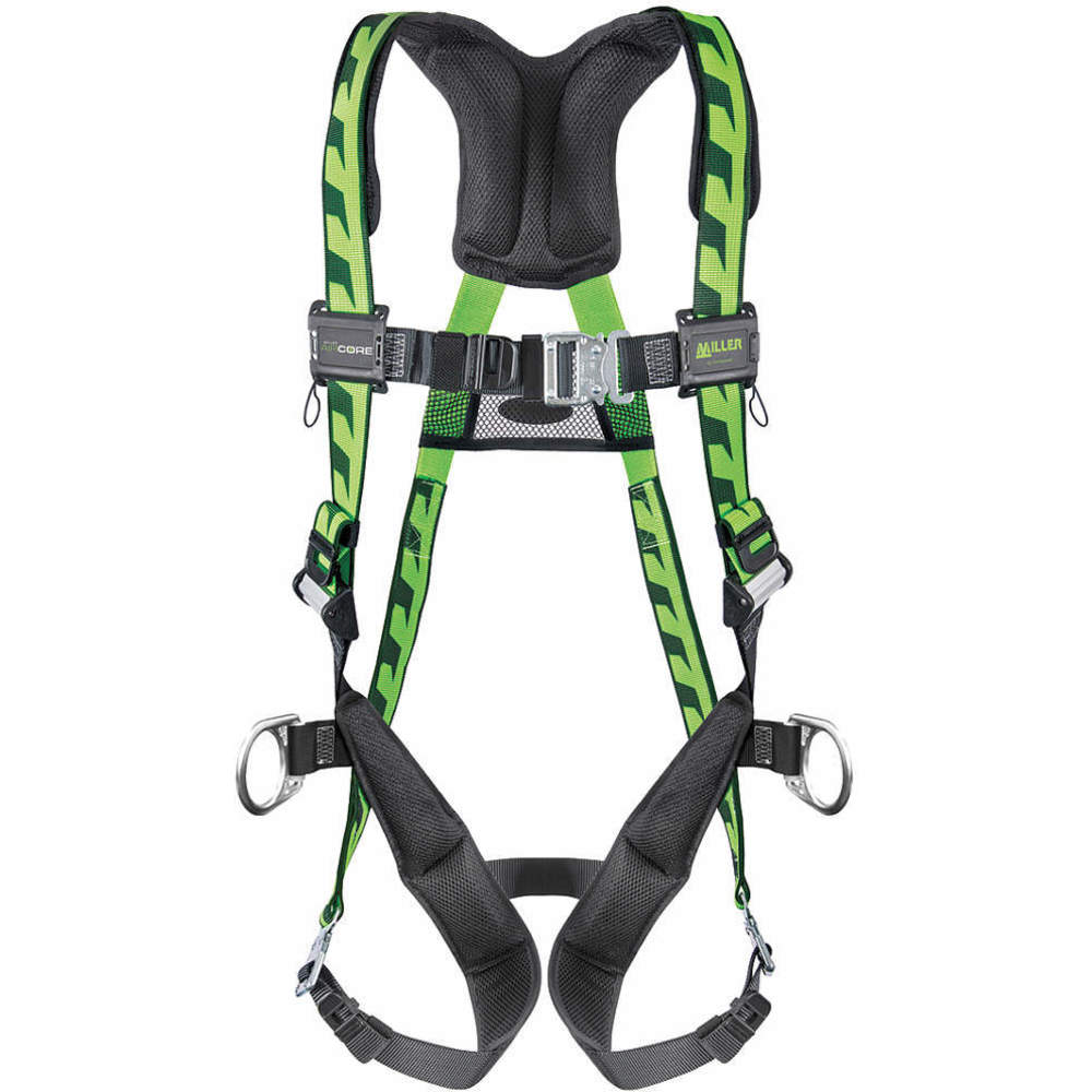 Full Body Harness 2xl/3xl 400lbs. Black/green