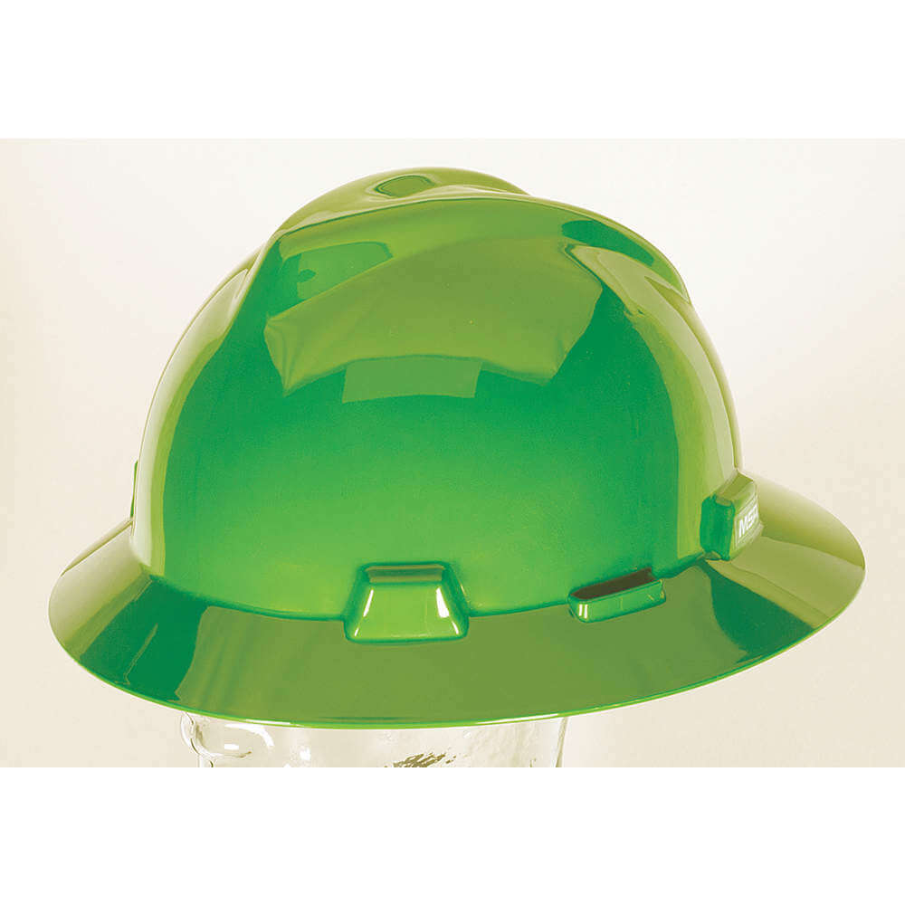 Hard Hat Full Brim Lime Green