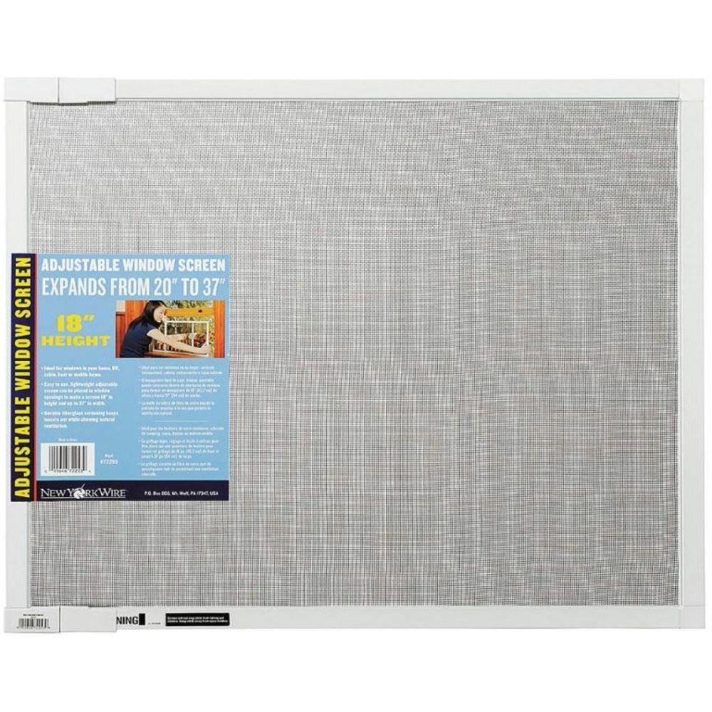 Screen Fiberglass 18 inch Width 37 inch Length