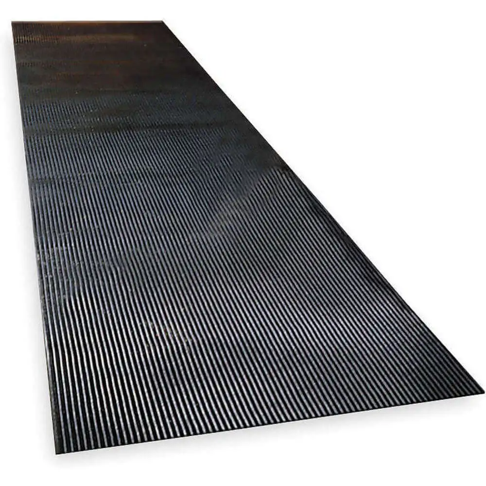 Switchboard Mat Black Corrugated 3x12 Feet