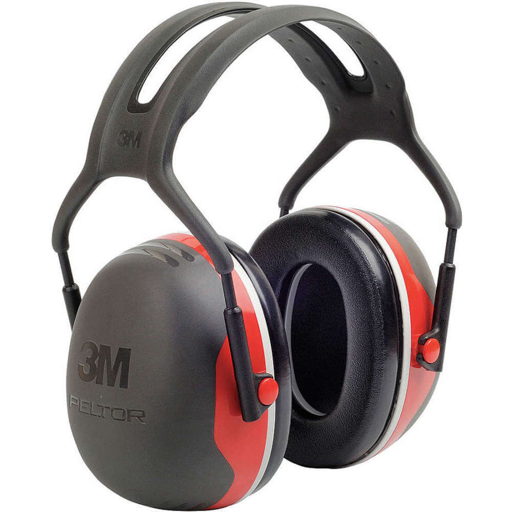Ear Muff 28db Over-the-head Black/red