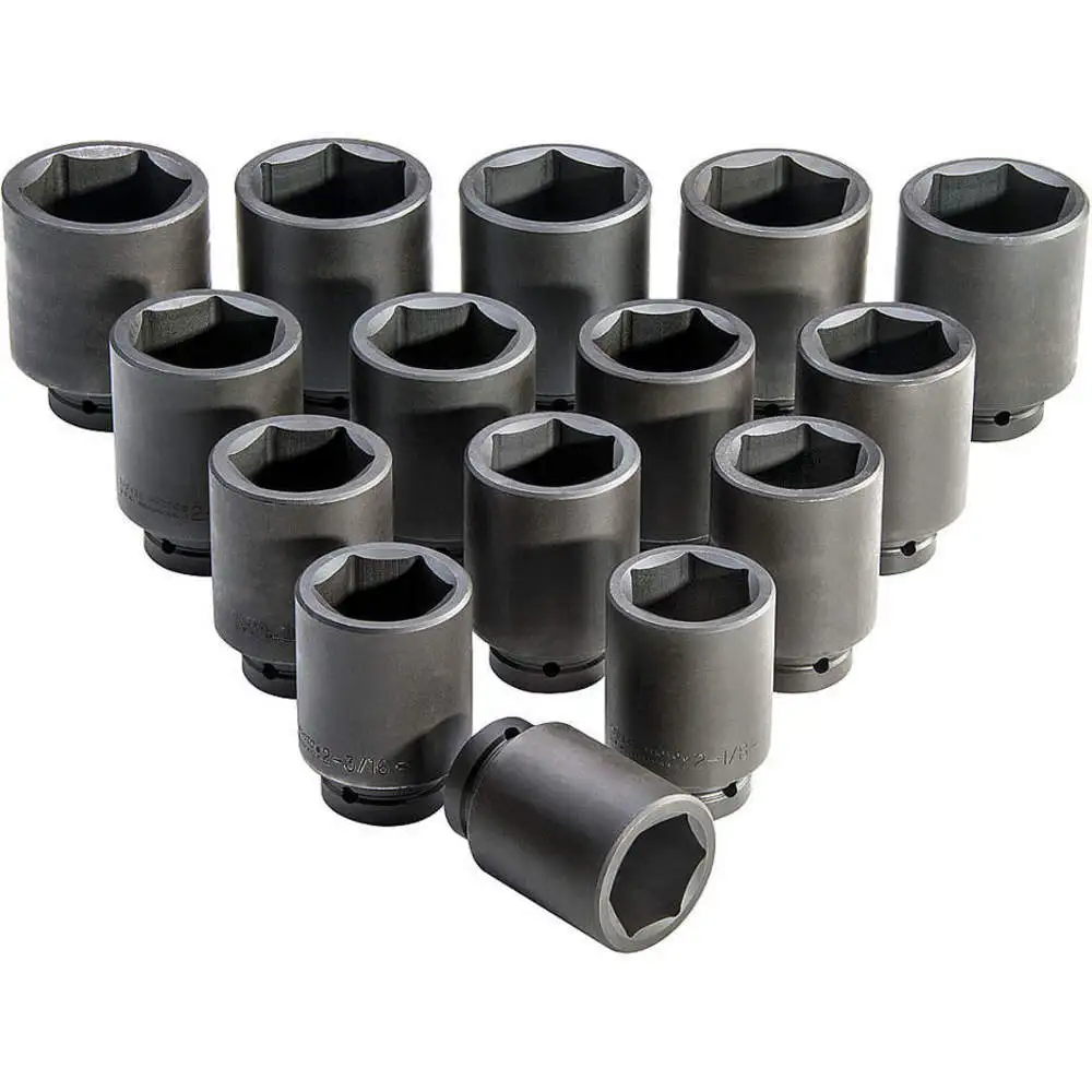 Impact Socket Set Sae 15pcs.