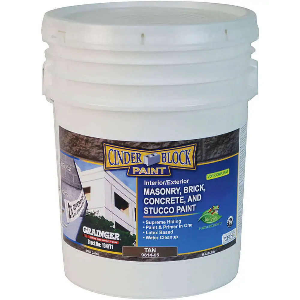 Masonry Stucco Paint Tan 5 Gallon