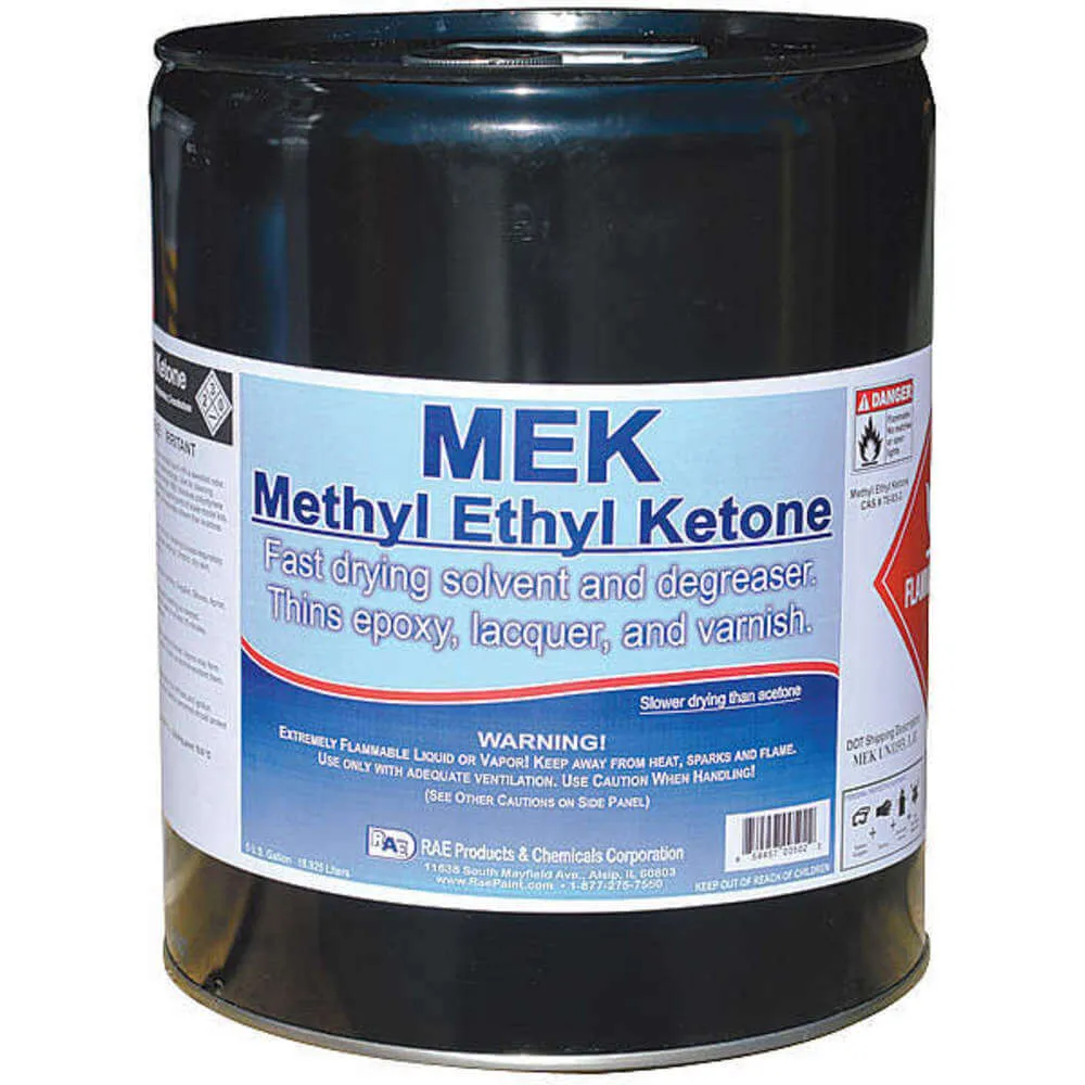 Mek Paint Thinner Reducer Solvent 5 Gallon