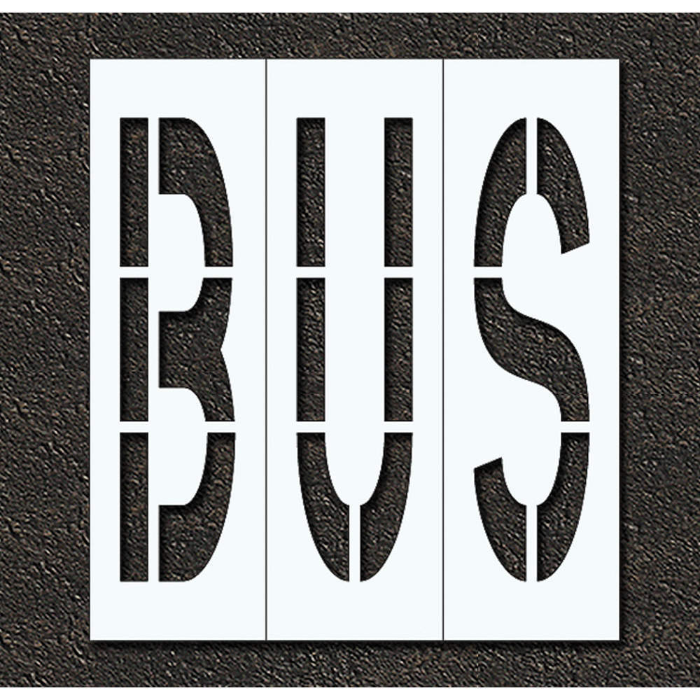 Pavement Stencil Bus 96 Inch