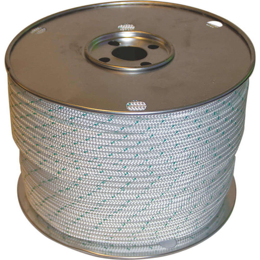 Rope 600 Feet Green Tracer/White 790lb. Polyester