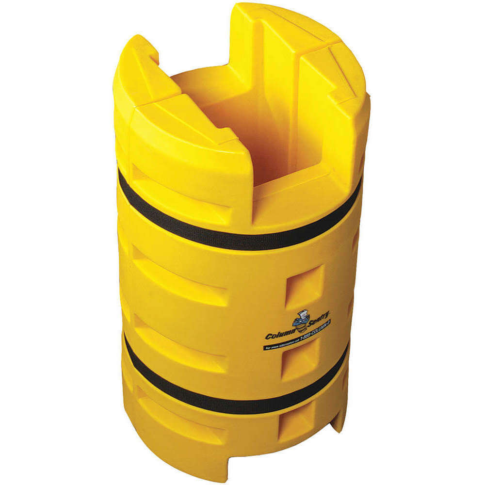 Column Protector Yellow 8 Inch Length x 8 Inch Width LLDPE