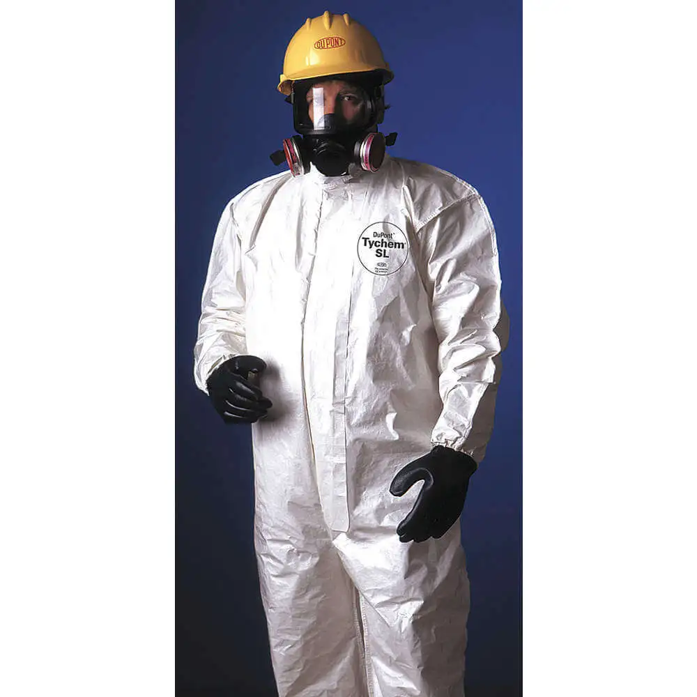 Hooded Disposable Coveralls, XL Size, White Colour - Pack of 12