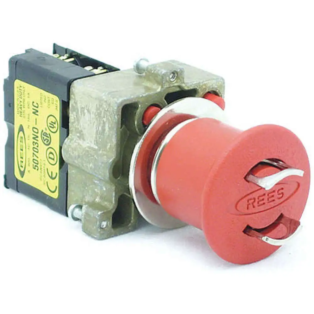 REES Emergency Stop Push Buttons with Contact Block