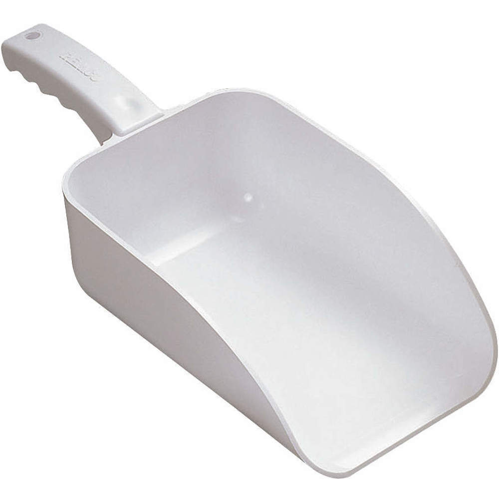Large Hand Scoop White 15 x 6-1/2 In