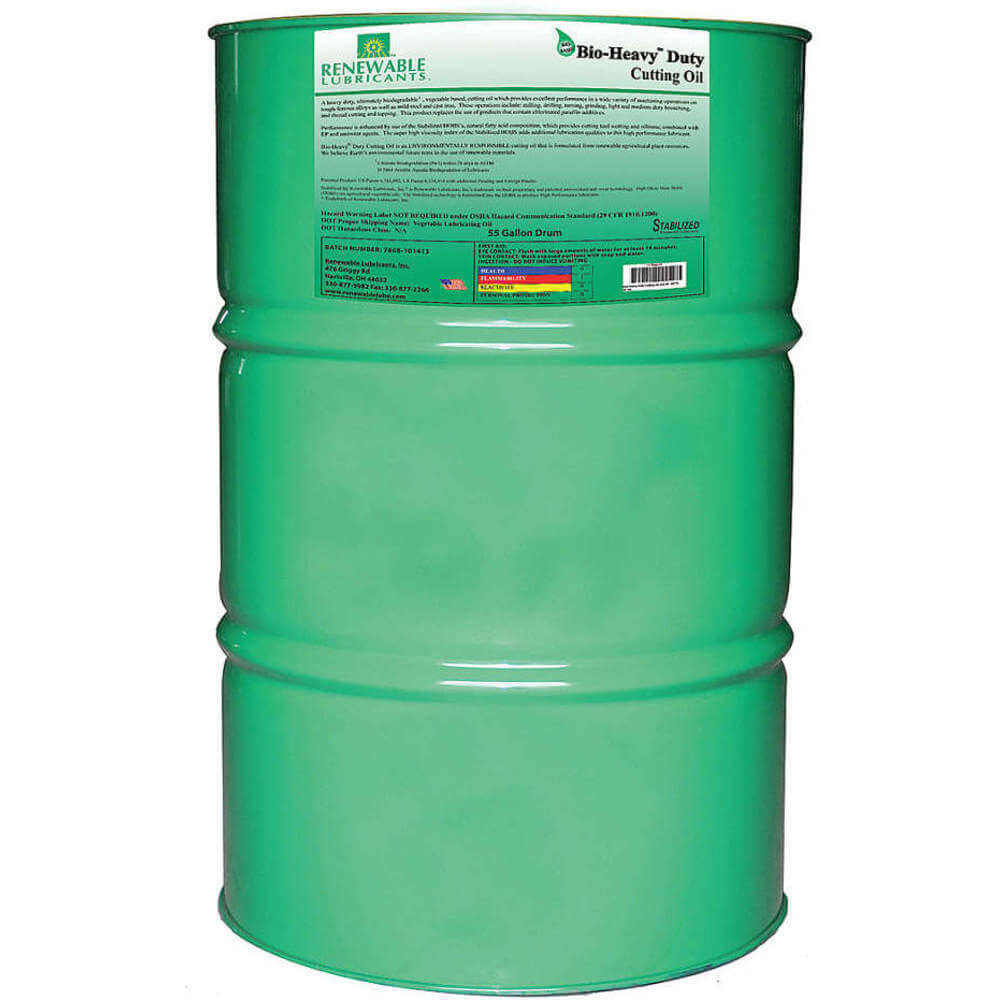 Bio Heavy Duty Cutting Oil, Drum 55 Gallon Capacity