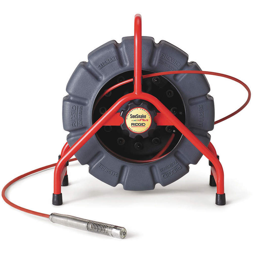 Pipe Inspection Camera Reel, 200 ft. Cable, 115V, 1-1/2 To 8 Inch Line Capacity