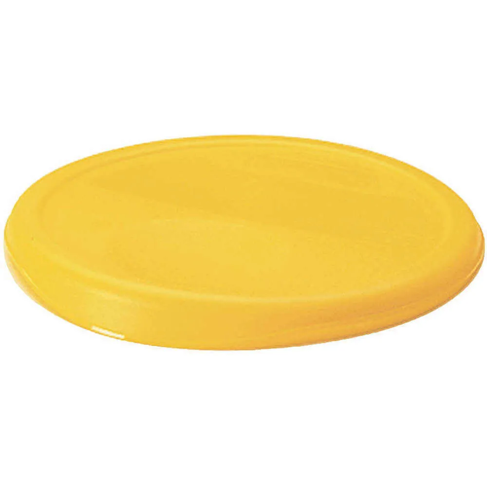 Round Storage Container Lid Yellow