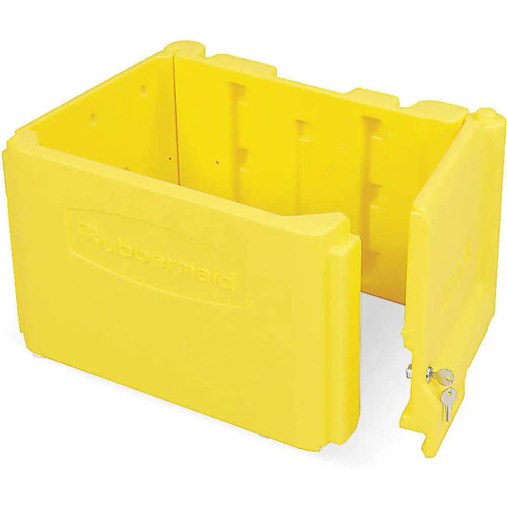 Optional Locking Cabinet Yellow