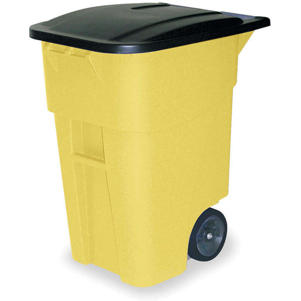 Trash Can 50 Gallon Yellow