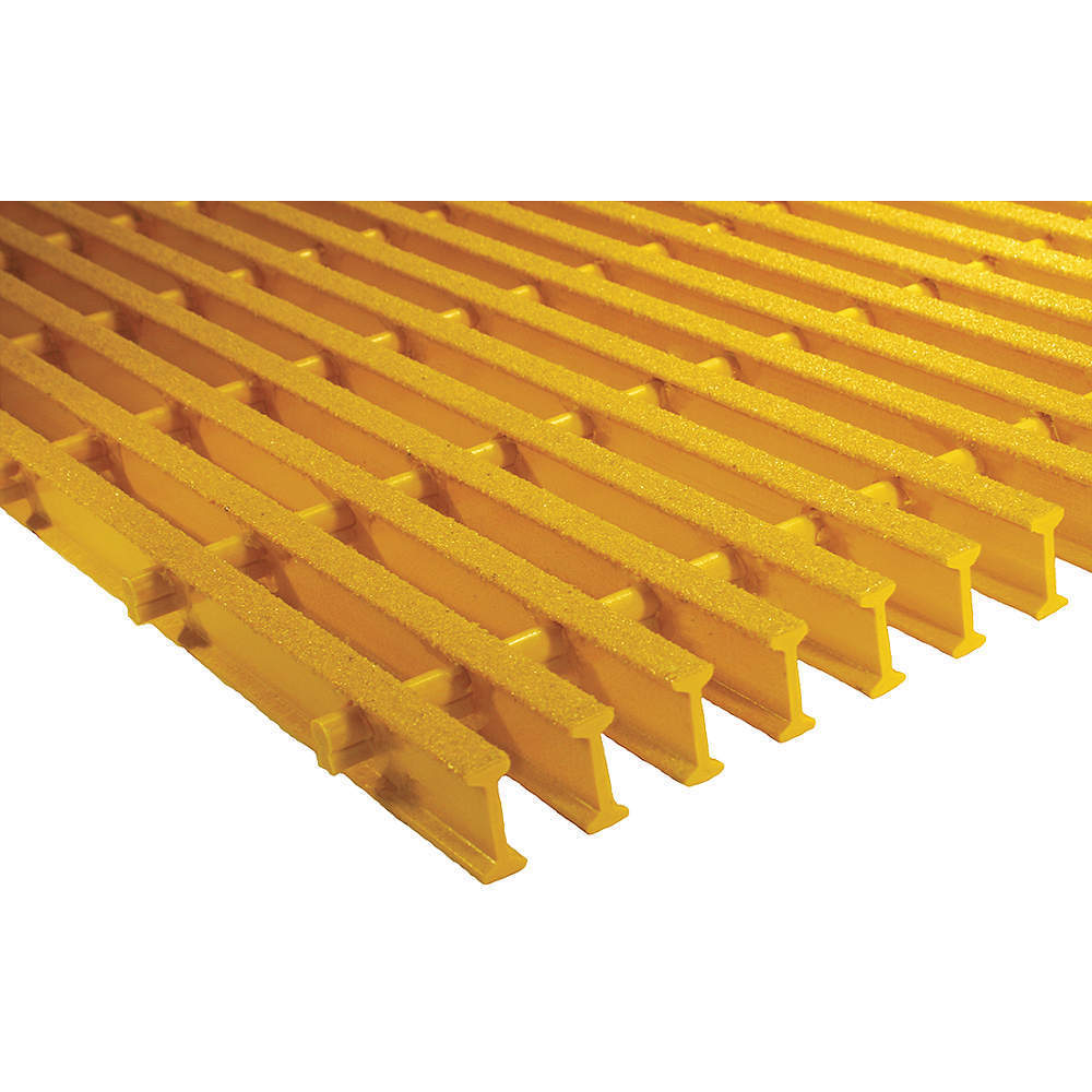 Grating Pultruded Isofr 1 Inch 4 x 4 Feet Yellow
