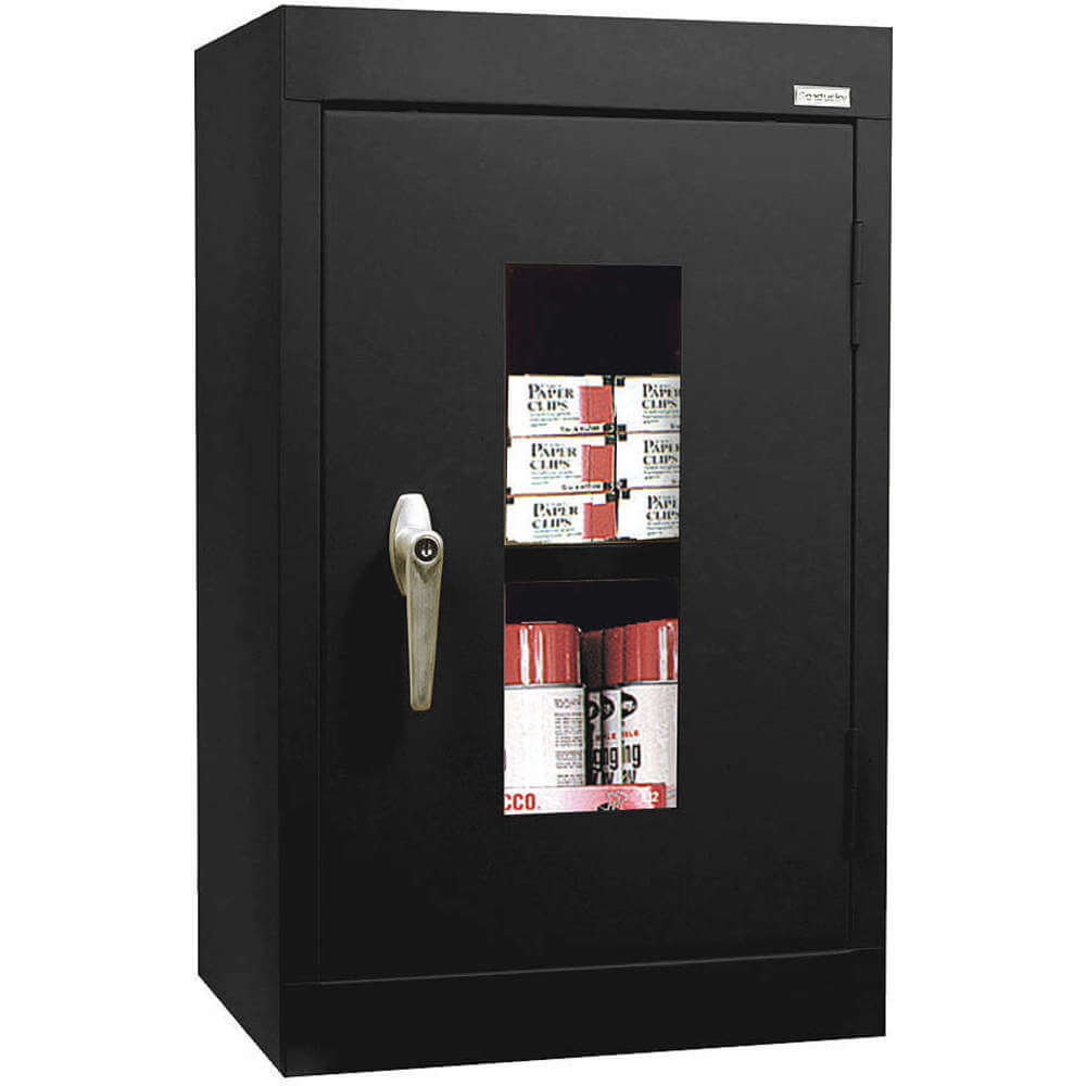 Storage Cabinet 16 inch width Black