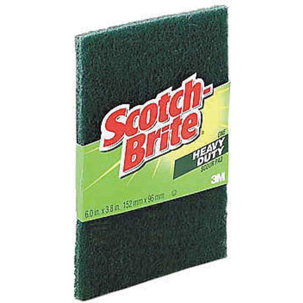 Scouring Pad Green 6 Inch L 3-7/8in W - Pack Of 24