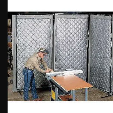 Acoustic Screen Modular Gray 4-1/2 x 8 Feet