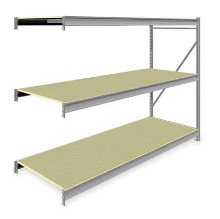 Storage Rack Add-On Unit 96" x 36" x 72", Particleboard