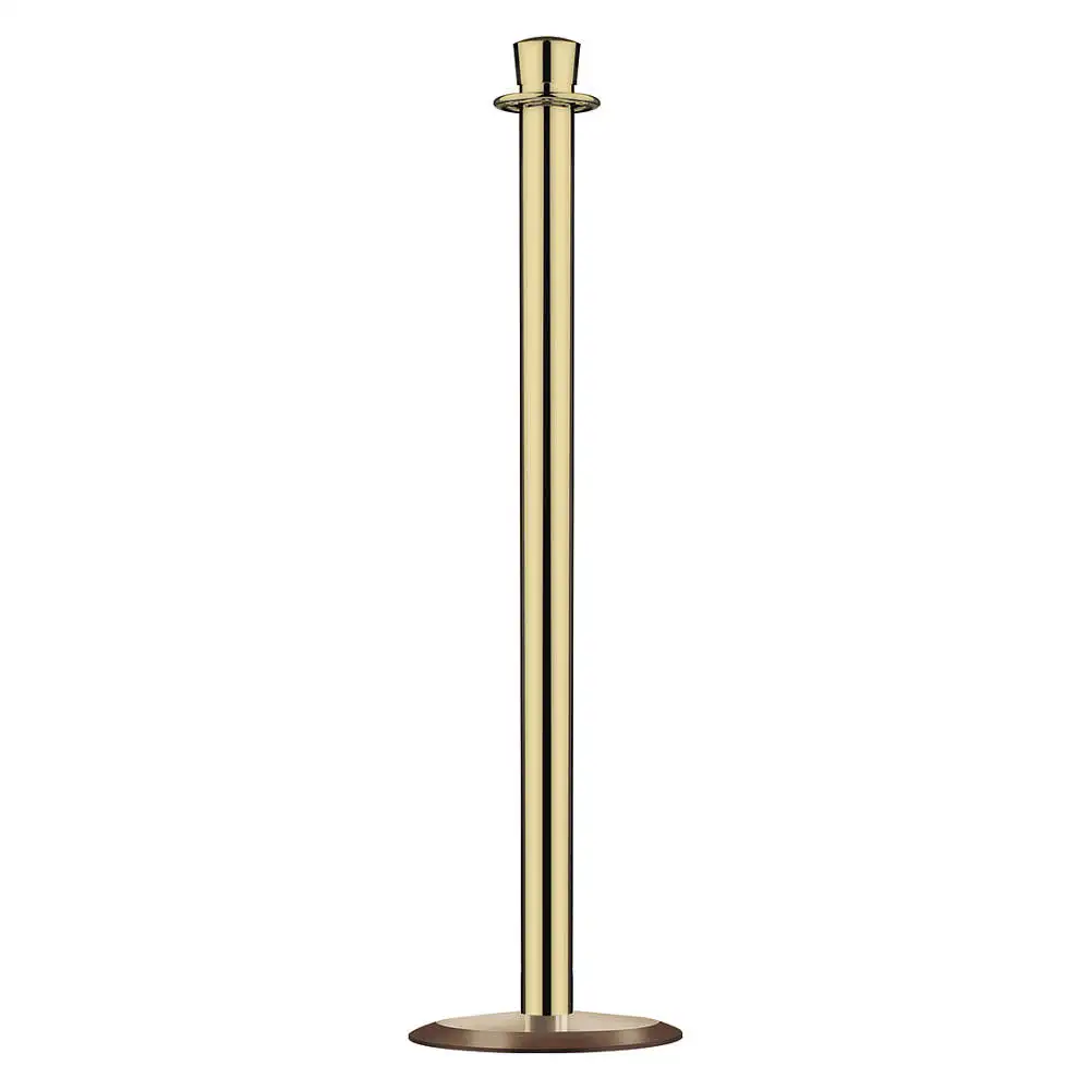 Urn Top Rope Post Satin Brass