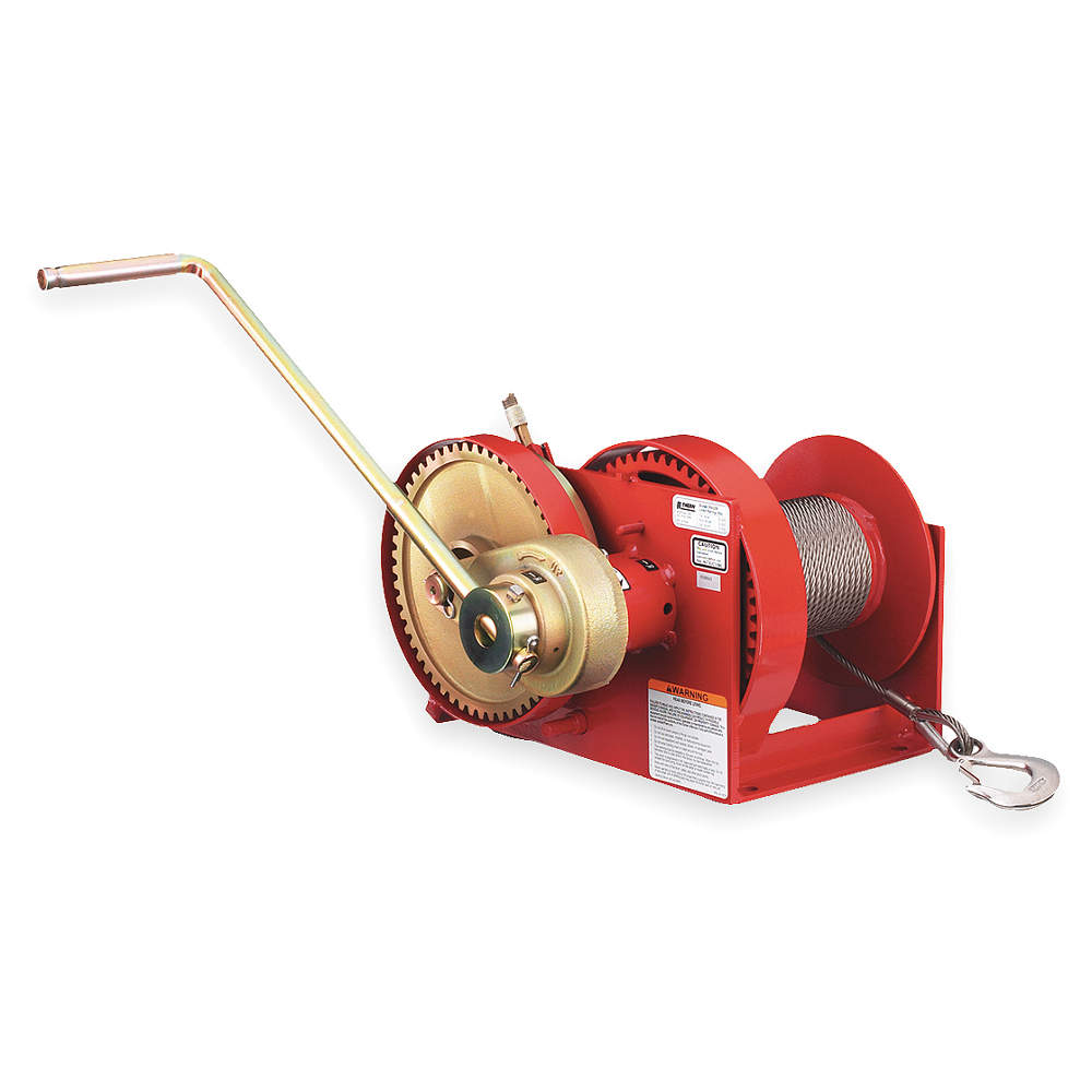 Hand Winch Spur Gear With Brake 4000 Lb.
