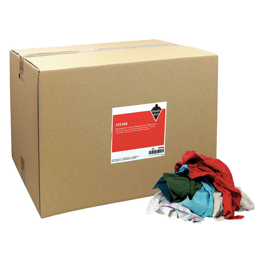 Cloth Rag Multi Coloured Knits 50-lb Box