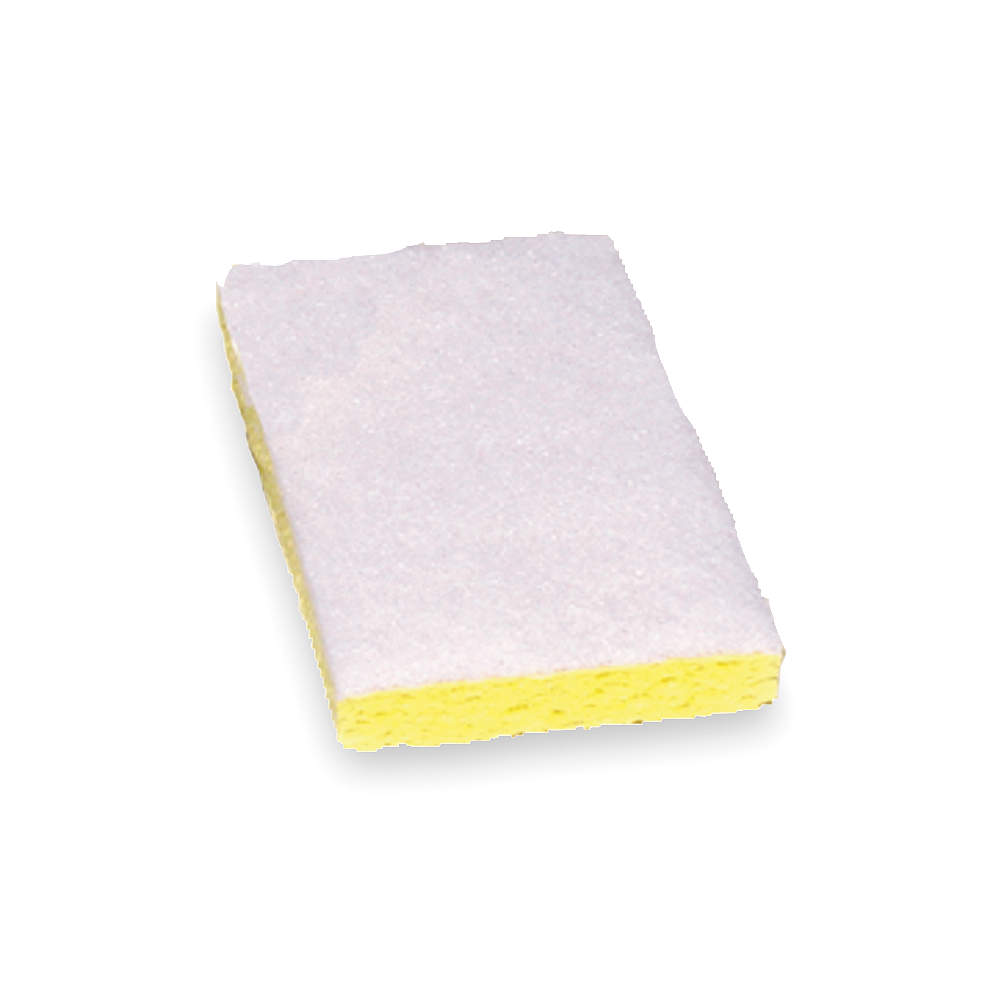 Scouring Pad White 6 Inch L 3-1/2 Inch W - Pack Of 20