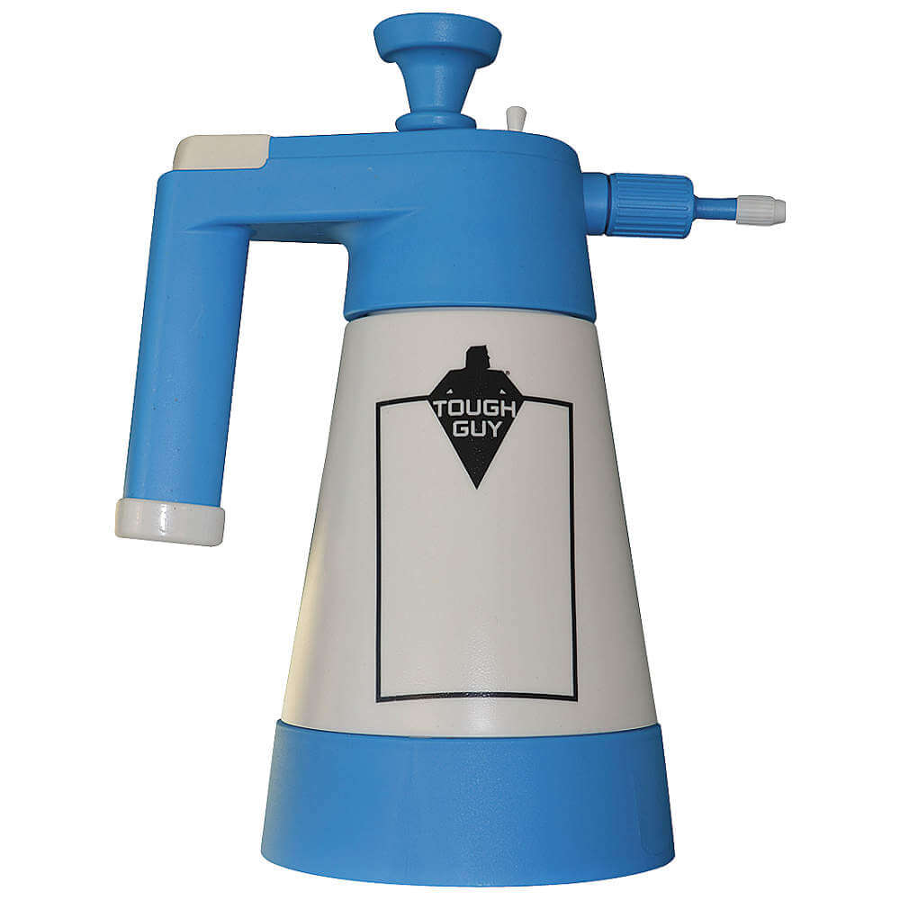Compression Spray Bottle 1 Liter White/Blue