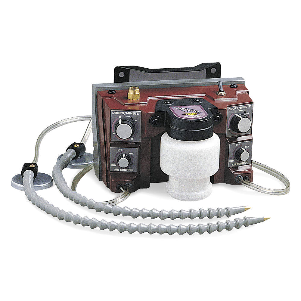 Mist Lubricating System, Solenoid, 16 oz., 2 Lines, 8 Inch Length