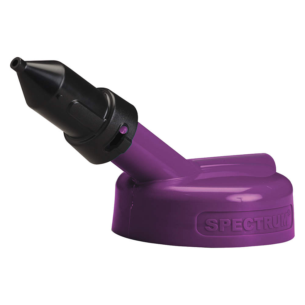 Storage Lid, HDPE, 1/4 Inch Nozzle Size, Purple