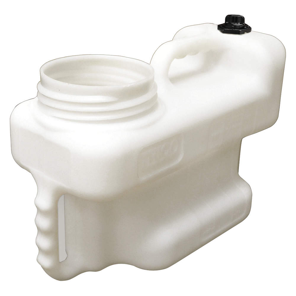 Fluid Storage Container, 8 Litre, HDPE, Clear