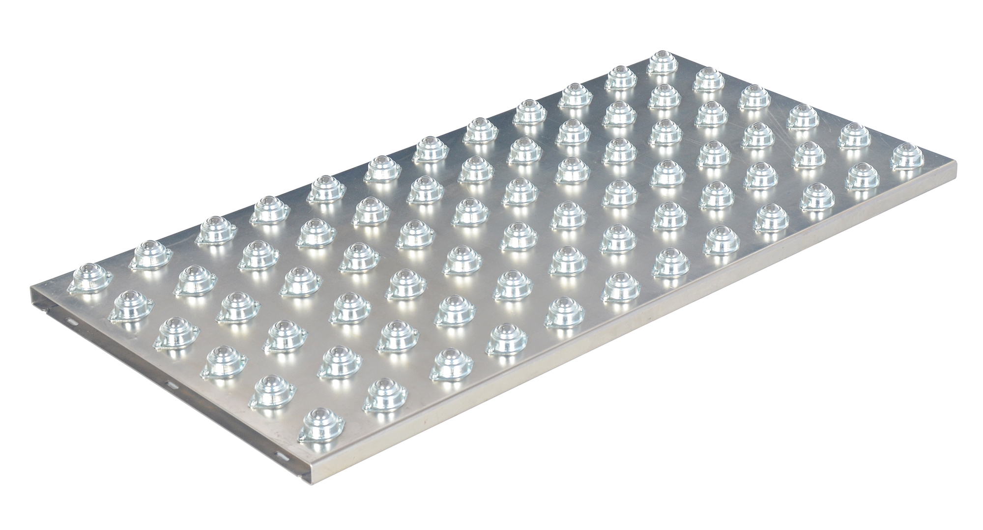 Chrome Ball Transfer Platform, 24 x 48 Inch Size