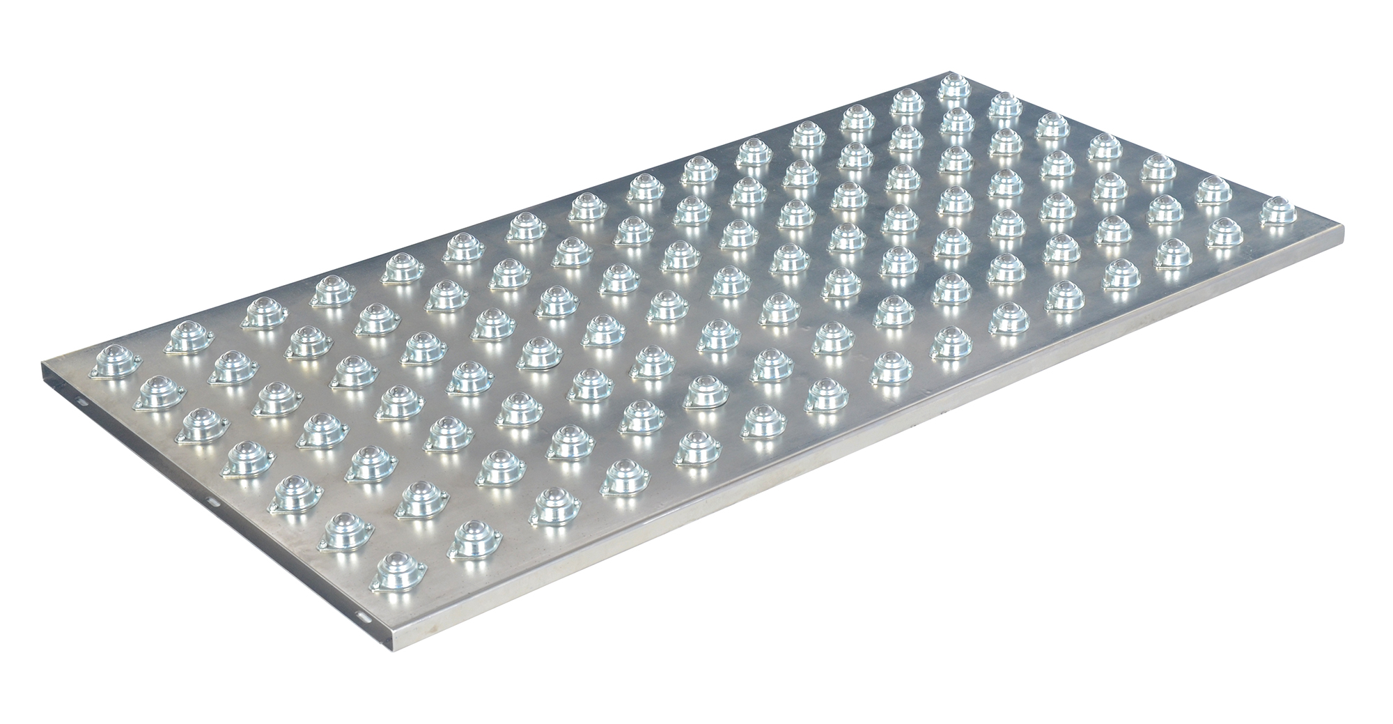Chrome Ball Transfer Platform, 30 x 60 Inch Size