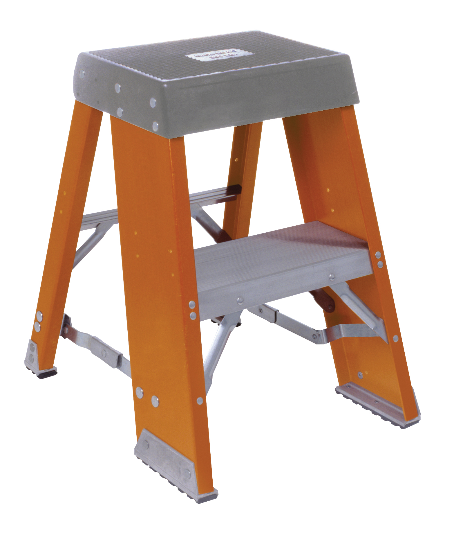 Fiberglass Industrial Step Stand, 1-Step