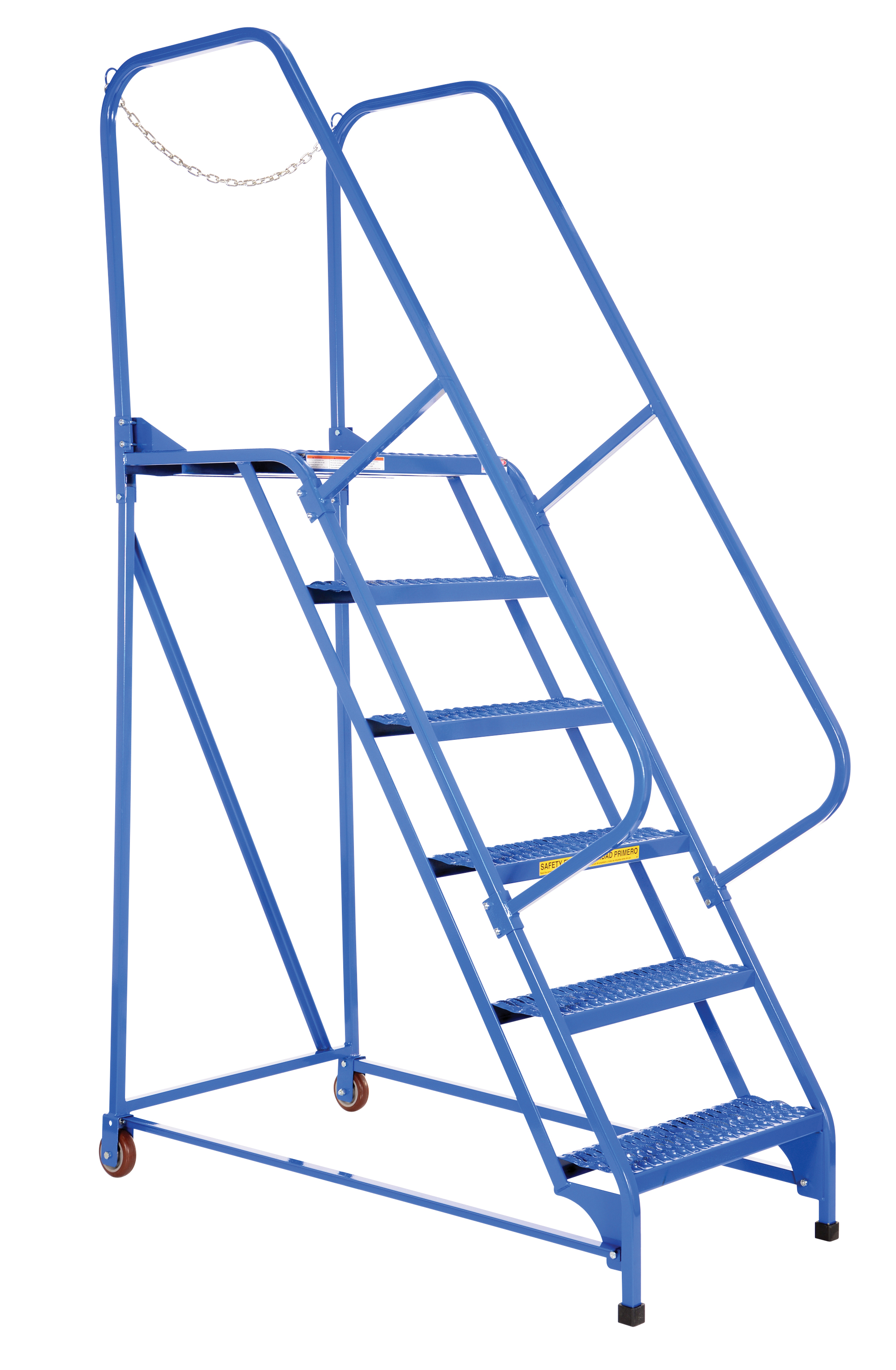 Maintenance Ladder, 6 Step, Grip Strut, Steel