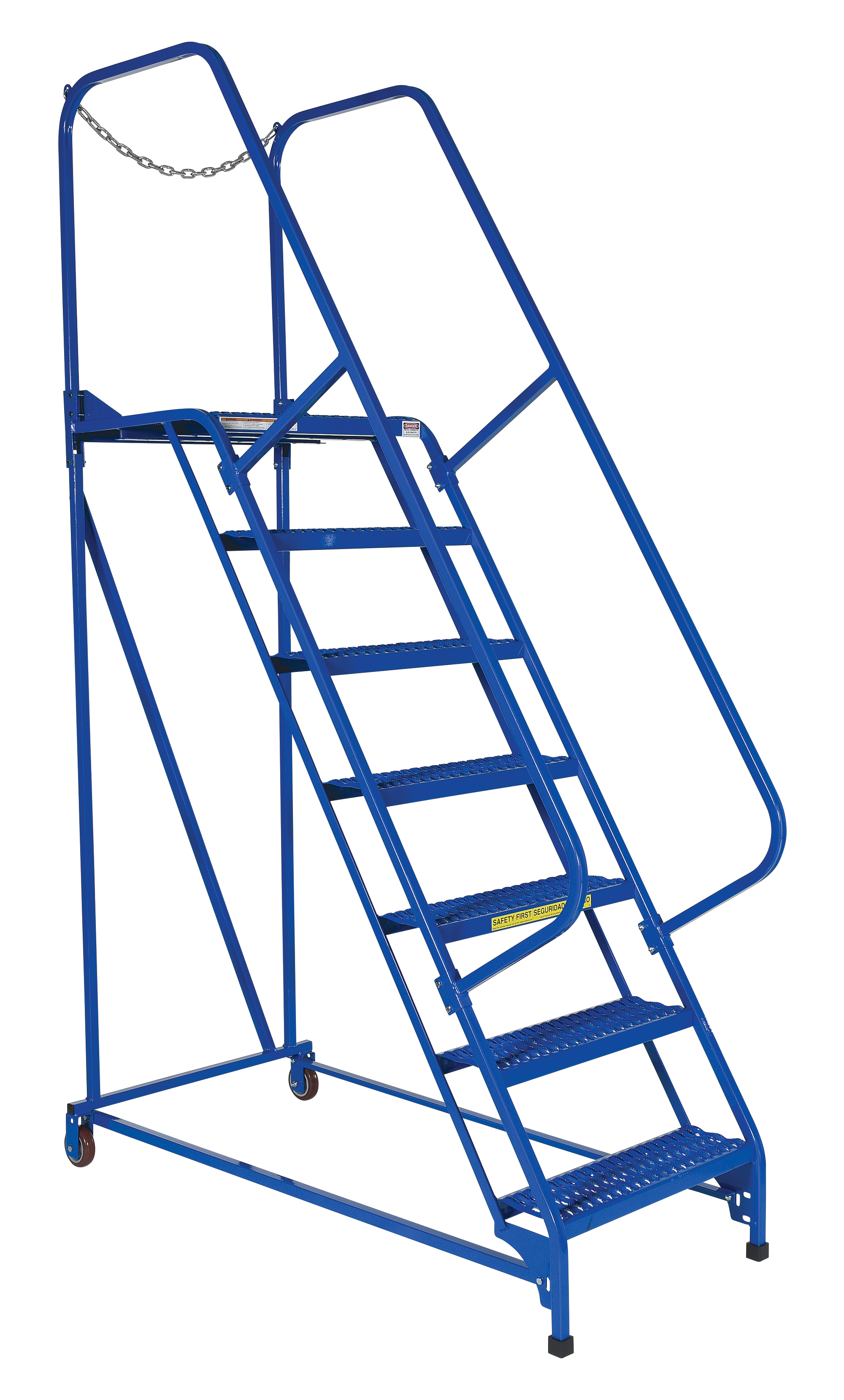 Maintenance Ladder, 7 Step, Grip Strut, Steel